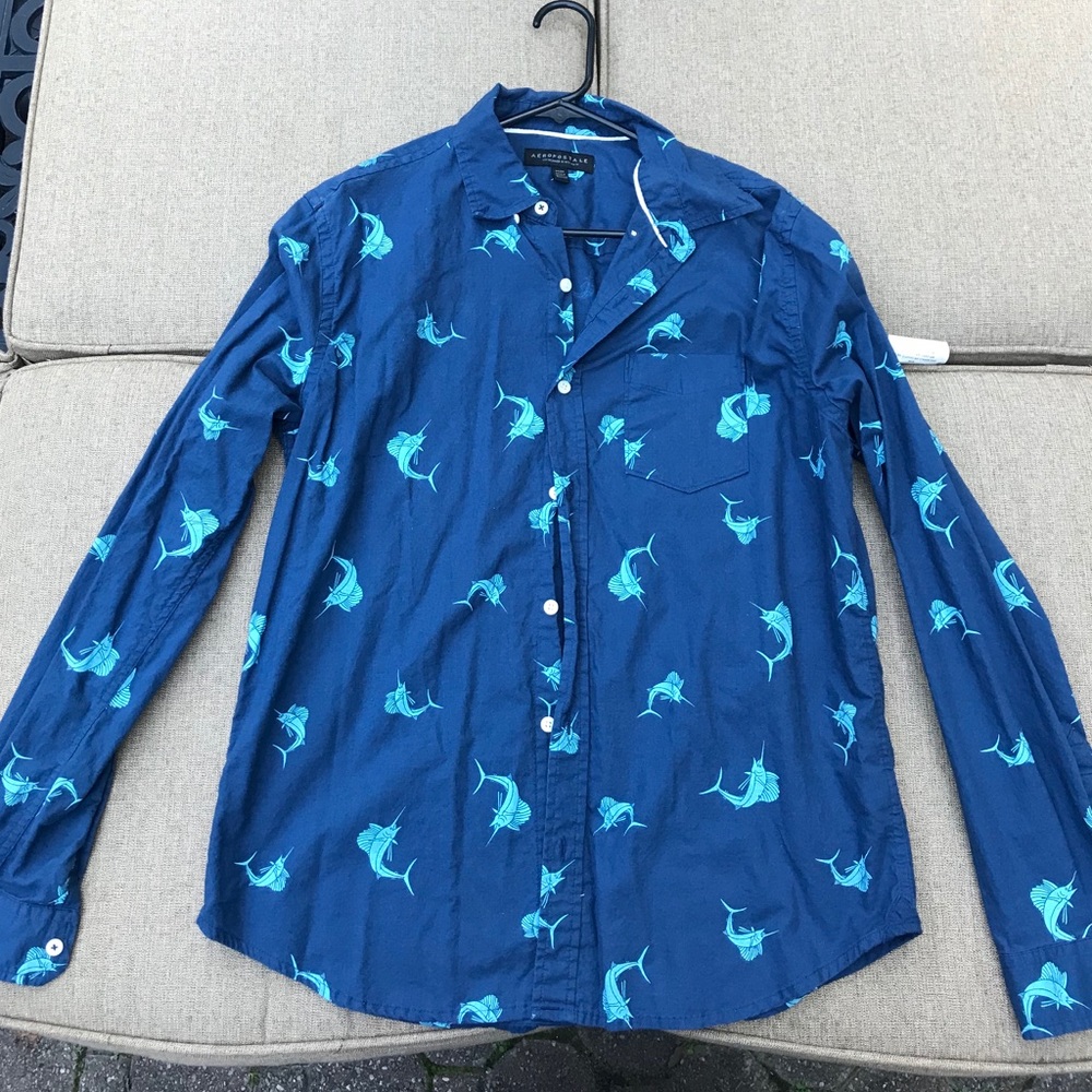 Swordfish button down